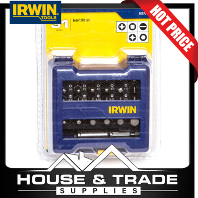 Irwin Insert Bit Set 31 Piece 5 Bit Types 9097015 | eBay