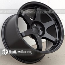 4 9six9 Six-1 18x10 5x114.3 35 Matte Flat Black Te37 Style Wheels Jdm Concave 4 9six9 Six-1 18x10 5x114.3 35 Matte Flat Black Te37 Style Wheels Jdm Concave