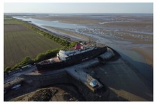 Duke of Lancaster ship, North Wales, UK - 18" x 12" - PRINT - URBAN DECAY SHIPS