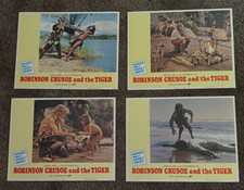 Lobby Card Set ROBINSON CRUSOE AND THE TIGER / NEAR MINT