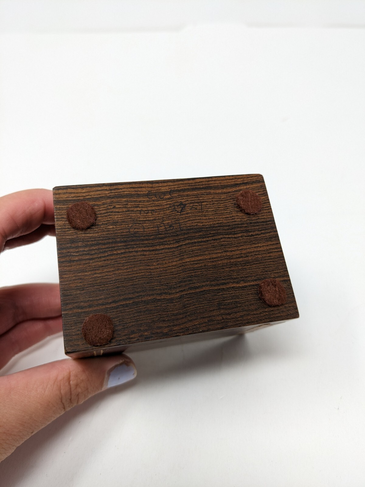 Handmade Small Wooden Box Trinket Jewelry Box Mixed Wood Types eBay