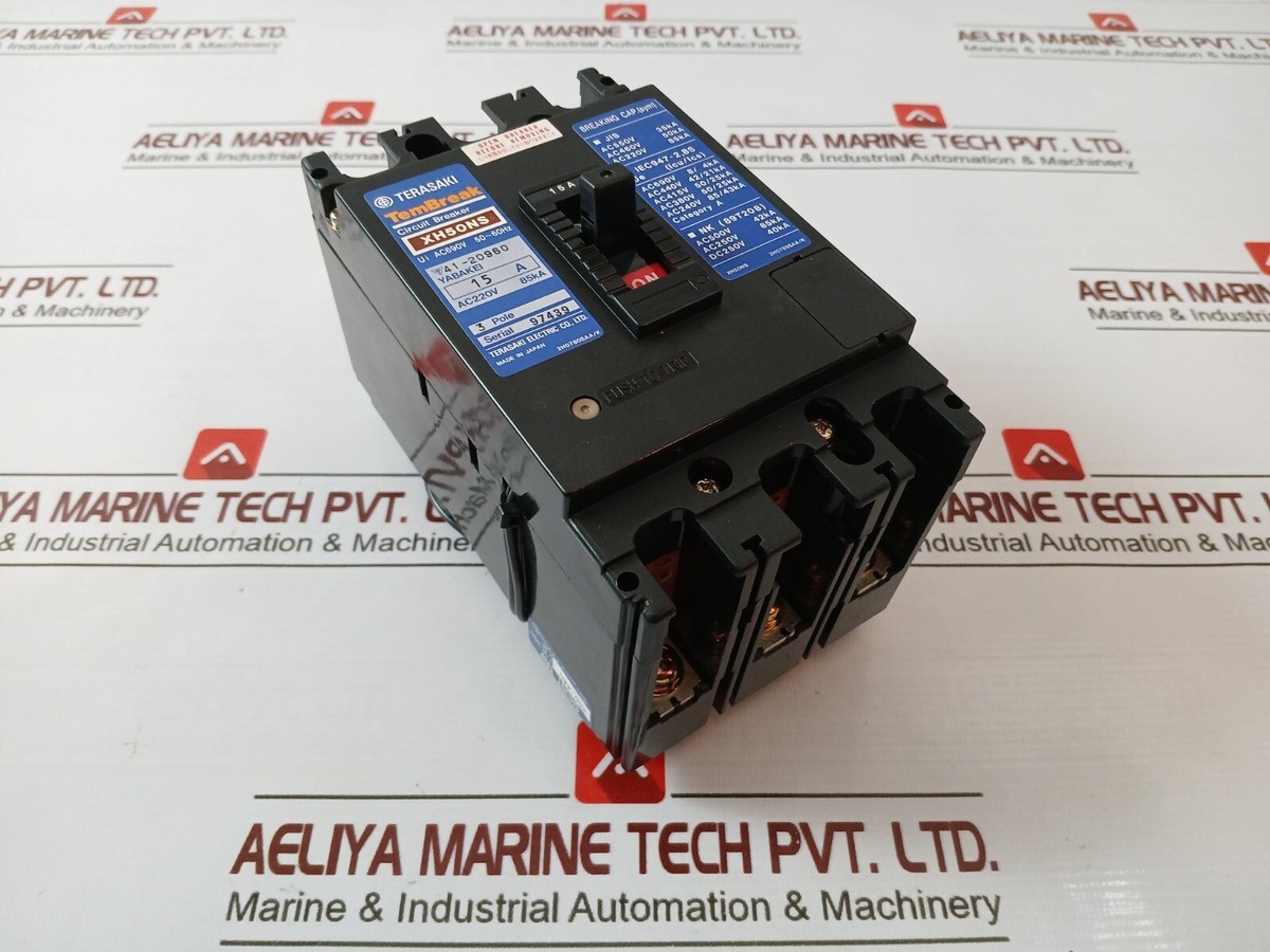 Terasaki Electric XH50NS TemBreak 3 Pole Circuit Breaker Terasaki Electric XH50NS TemBreak 3 Pole Circuit Breaker