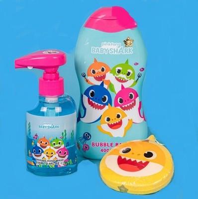 baby shark bubble bath