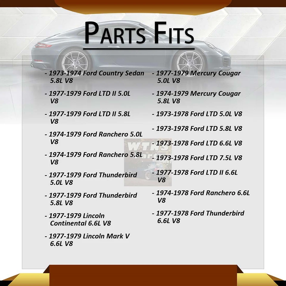 Концы анкерного стержня Mevotech передние внутренние наружные 4x для 1973-1974 Ford Galaxie 500 5,8 л - Изображение 2 из 4