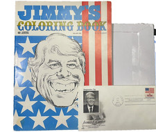 1977 President Jimmy Carter lot Coloring Book Inauguration Day First Day Cover