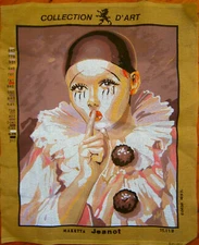 Collection D'Art Needlcraft Canvas & 21ps DMC Wool Kit Set New Embroidery Crafts