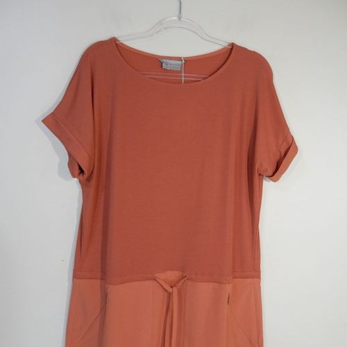 Royal Robbins Spotless Evolution DRESS M Short Sleeve Pockets Argon Orange NEW - Picture 6 of 7