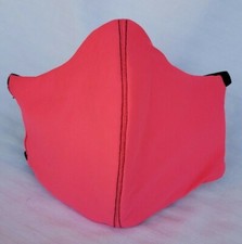 Double Triple Layer Washable Face Mask with Filter Handmade in USA Pink