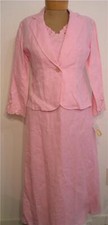 NEW $148 TALBOTS Womens Dress Jacket Set Size 8 NWT Pink