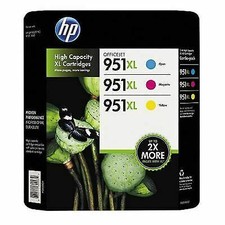 4-PACK HP GENUINE 950XL & 951XL COLOR INK (REPACKAGED) OFFICEJET PRO 8600