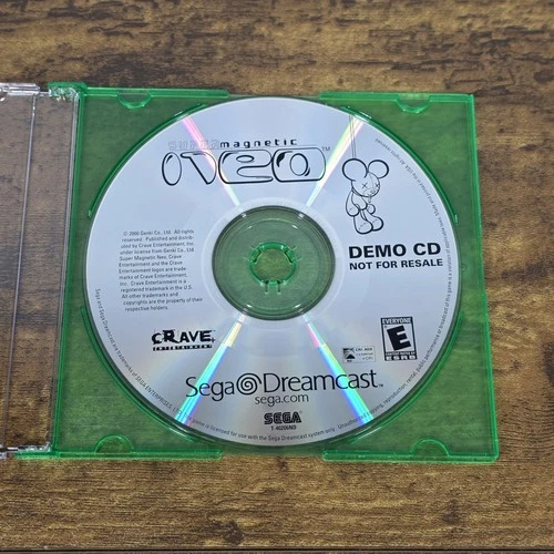 Super Magnetic Neo Demo CD Disc Sega Dreamcast - Not For Resale Rare Promo Kiosk