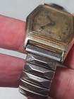 VintagevElgin Art Deco 14k Gold Filled Manual Wind Wristwatch Men's For Parts Or — photo 3