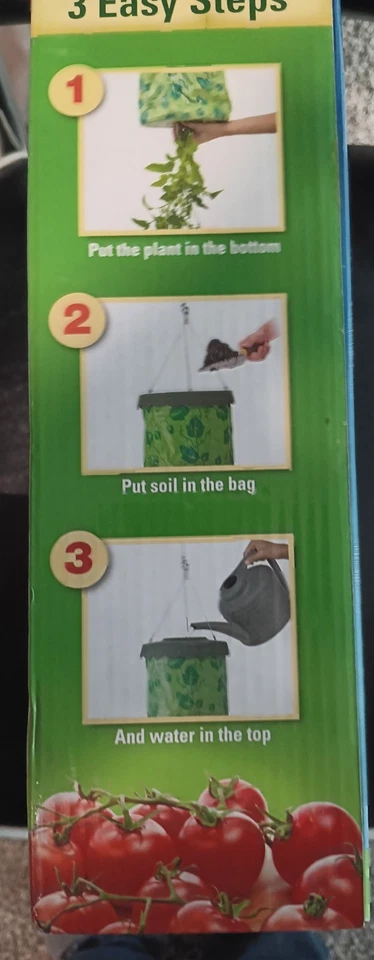 НОВАЯ вертикальная подвесная садовая томатная сеялка Topsy Turvy Upside Down - Изображение 4 из 4