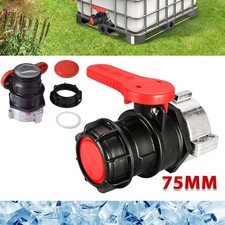 F&uuml;r IBC Kugelhahn Tank Container Auslaufhahn DN50 - 75mm Wasserhahn DE