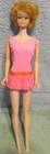 Vtg Barbie Side Part Blond Bubblecut Doll~Pale Lips~Upper Lip Flaws~Leg Warp~SEE