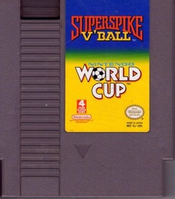 Super Spike V'ball / Nintendo World Cup For Nintendo NES Vintage Sports  5E