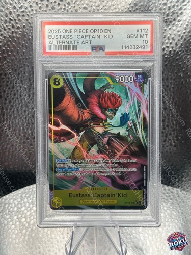 Eustass"Captain"Kid (Parallel) graded PSA 10 for sale on eBay