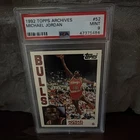 Topps 1992-93 Archives Michael Jordan #52 PSA 9!!! Chicago Bulls Card ***RARE***
