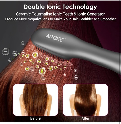 Hair Dryer Straightener Brush One Step 1200W Powerful Blow Ionic Hot Air Salon - Picture 4 of 22