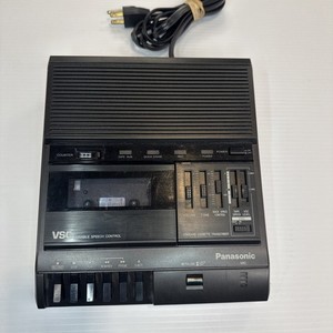 Panasonic RR-830 Desktop Cassette Transcriber Recorder *Powers On All Buttons Wk