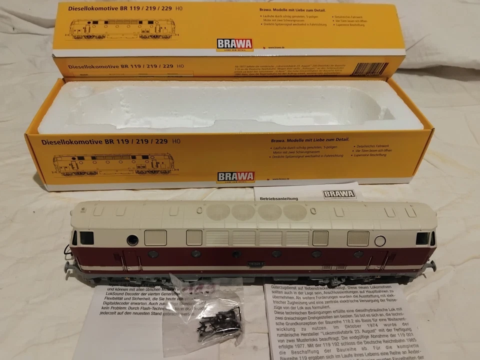 BRAWA H0 41086 Diesellok BR 119 049-5 DCC Digital Sound - Bild 2 von 4