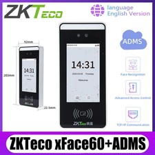 ZKTeco xFace60 ADMS TCP/IP Face Recognition Time Attendance Door Access Control