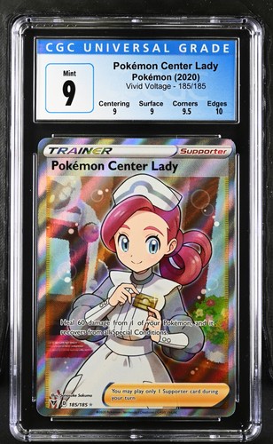Pokémon Center Lady graded CGC 9 for sale on eBay
