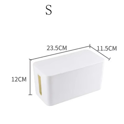 Kabel Lagerung Box Desktop Power Streifen Lagerung Box Staubdicht Steckdose Lage