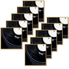 Aluminum Album Frames Display 12.5x12.5 Vinyl Record Brushed Metal Finish Re...