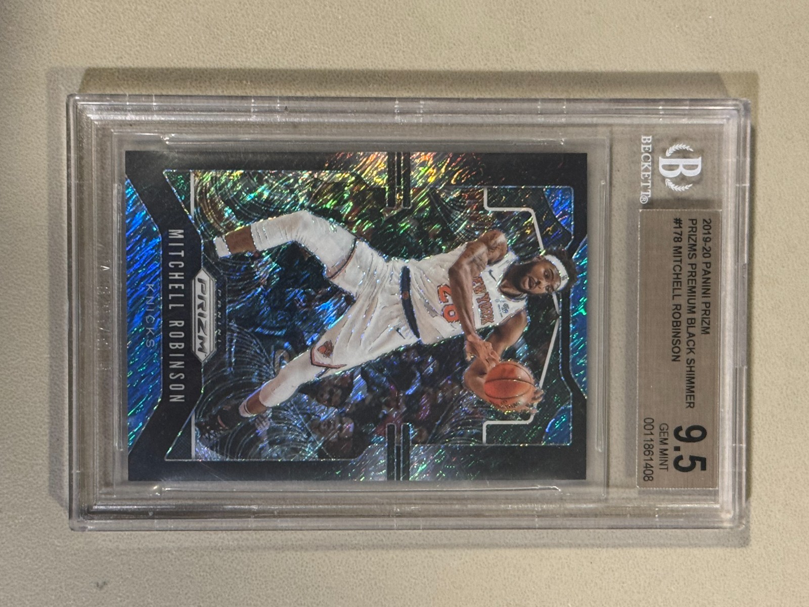 2019-20 Panini Prizm Mitchell Robinson Graded 9.5 GEM MT