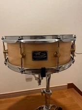 Canopus MO-1455 Maple Snare Drum 14x5.5 Die-Cast Hoops 8 Lug from Japan BIN