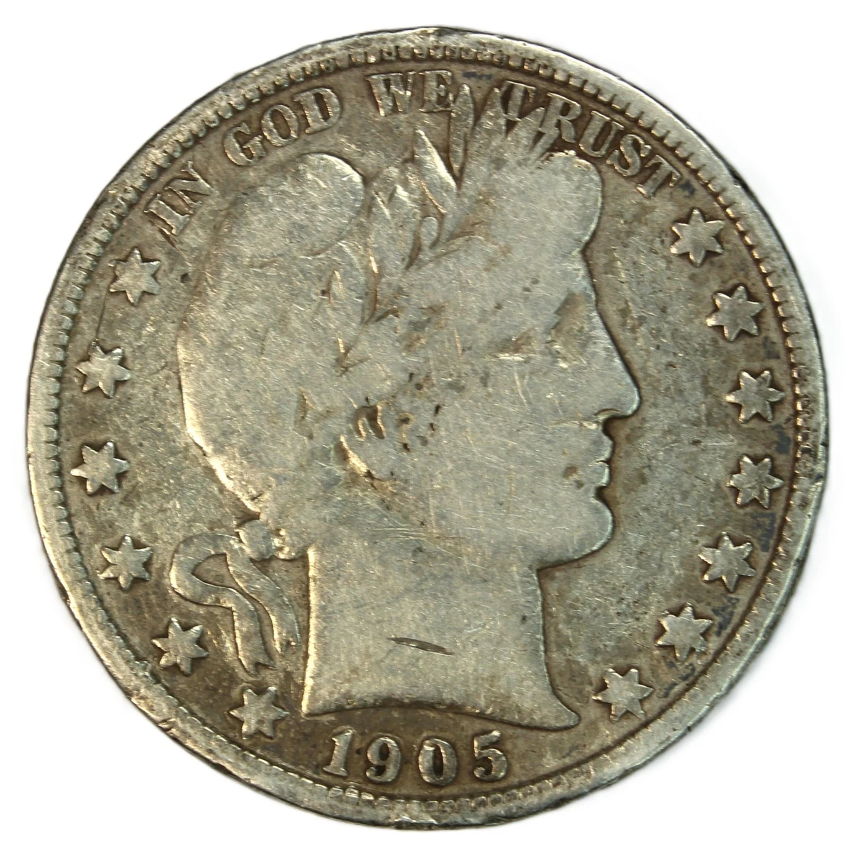 1905年バーバー半ドル3枚セット アメリカ銀貨 1905-S Barber Silver Half Dollar GOOD/VG E263 XXCN | eBay