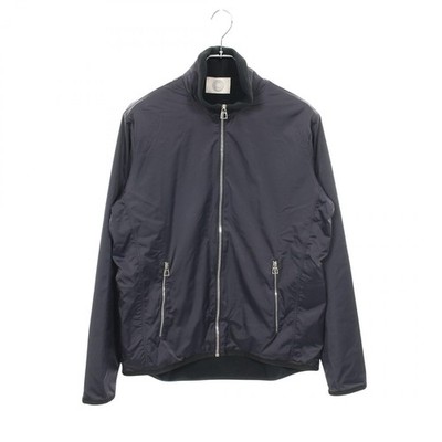 HERMES zip-up Blouson Jacket Nylon Navy Used mens size L | eBay