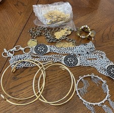 Vintage Belly Dance Accessories -Coins, Arm Bands, Ankle Band, Belts  Bracelet
