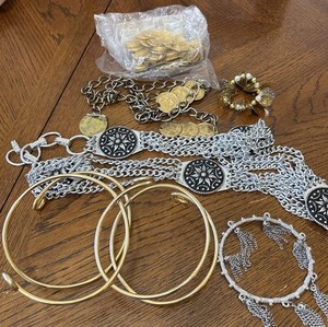 Vintage Belly Dance Accessories -Coins, Arm Bands, Ankle Band, Belts & Bracelet