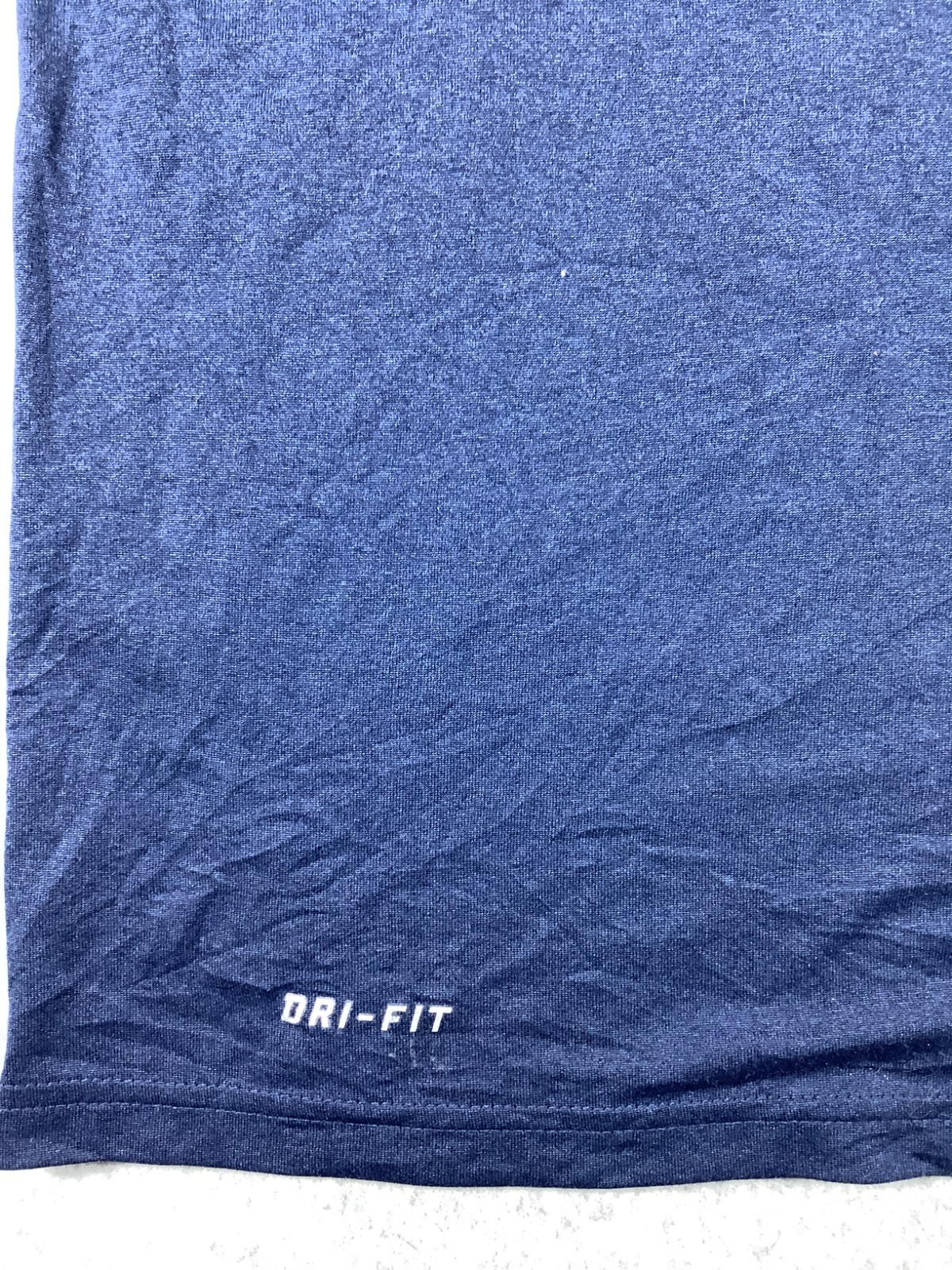 Nike Dri Fit Men's Sports T Shirt Dark Blue Large 469 image 3