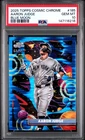 2025 Topps Chrome Cosmic #185 Aaron Judge Blue Moon Refractor PSA 10 #/99 POP 1