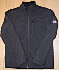 The North Face Apex Bionic Jacket Mens Medium Black Full Zip Softshell Outdoor