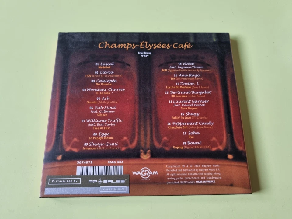 CD Champs-Élysées Café Electro Paris Compilation Wagram *sehr gut* - Bild 2 von 4