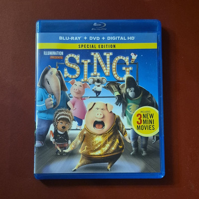 Sing Blu-ray + DVD + Digital Copy Special Edition (2017) PG English NTSC