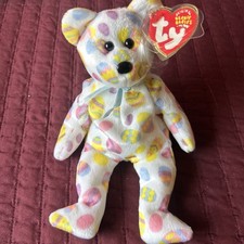 TY Beanie Babies -EGGS 2004 the Pastel EASTER Eggs Bear ~ Mint with mint tags