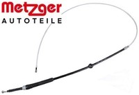 Metzger 17.9027 Seilzug FüR Feststellbremse Handbremsseil Bremsseil FüR VW
