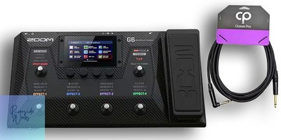 ZOOM G6 Gitarre Multi-Effekt Prozessor Shield Set