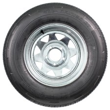 Radial Trailer Tire Rim St20575r14 Load D 14 Inch 5 Lug Spoke Galvanized Wheel