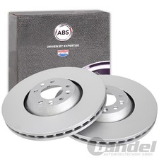 2x A.B.S. BREMSSCHEIBEN 330mm VORNE passend für CITROËN C6 PEUGEOT 407 607
