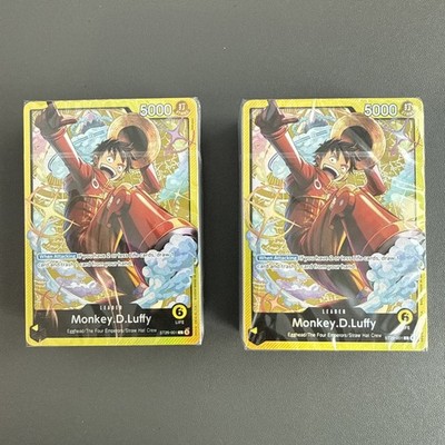 2x One Piece TCG ST-29 Starter Deck Egghead Sealed Brick/Deck ONLY