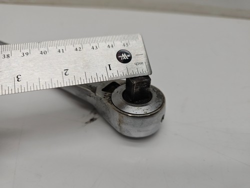 Craftsman =V= Series 1/2" Drive Ratchet Wrench 10" Forged Vintage Made in USA - Picture 9 of 9