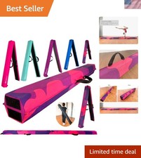 Lightweight 8 FT Folding Gymnastics Beam - Perfect for Kids and Adults Training