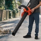 Handheld Gas Powered Leaf Blower & Leaf Vacuum Mulcher with Collection Bag