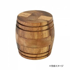 Barrel-shaped wooden puzzle 10719850002